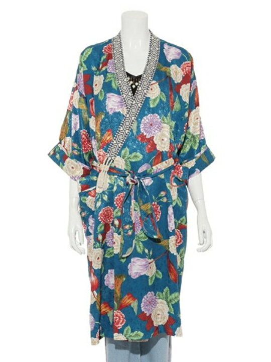 楽天市場】【SALE／40%OFF】和柄着物風ガウン LILY BROWN リリー 