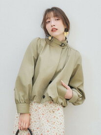 スタンドカラーバルーンジャケット LILY BROWN リリーブラウン ジャケット・アウター ブルゾン・ジャンパー ブラウン ベージュ【送料無料】[Rakuten Fashion]