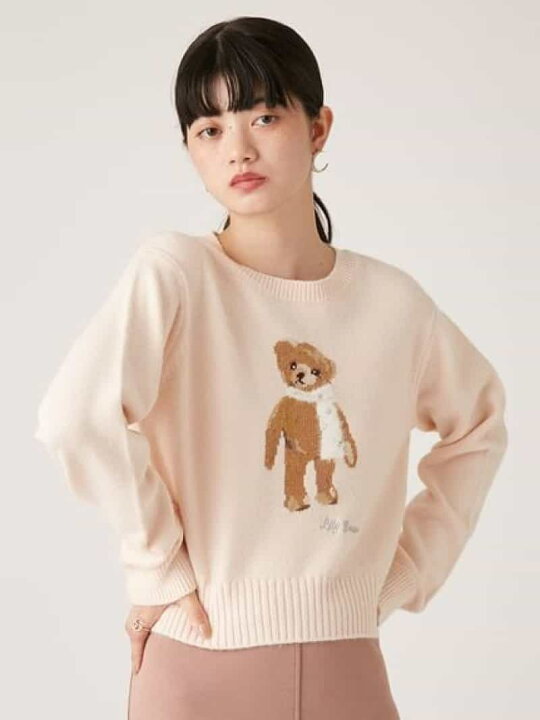 楽天市場】【SALE／30%OFF】Lily Bearマフラーニットプルオーバー LILY 