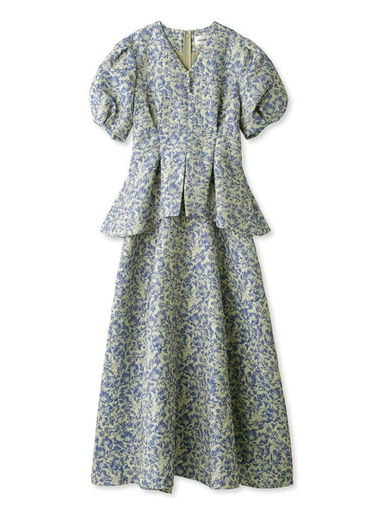 楽天市場】【SALE／55%OFF】ペプラムジャガードワンピース LILY BROWN 
