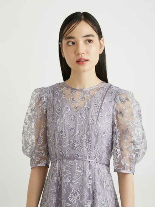 楽天市場】チュール刺繍ドレス LILY BROWN リリーブラウン ワンピース  