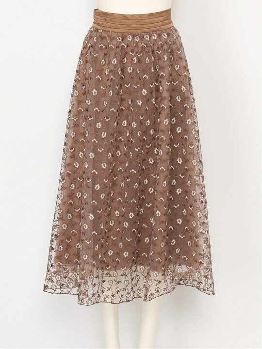 楽天市場】【SALE／45%OFF】フラワー刺繍スカート LILY BROWN リリー  