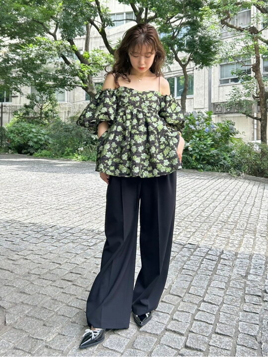 楽天市場】【WEB限定カラー】3WAYジャガードペプラムビスチェ LILY 