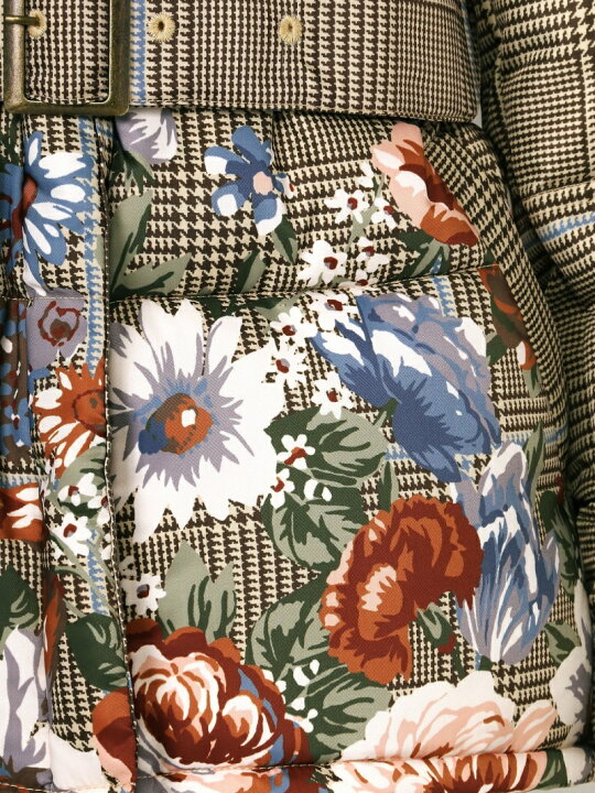 楽天市場】【SALE／45%OFF】チェックフラワー中綿コート LILY BROWN  
