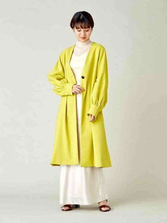 楽天市場】【SALE／50%OFF】ボリュームスリーブAラインコート LILY  
