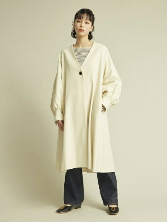 楽天市場】【SALE／50%OFF】ボリュームスリーブAラインコート LILY 