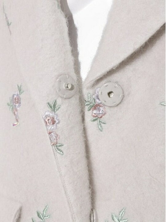 楽天市場】【SALE／40%OFF】刺繍入りビジューコート LILY BROWN リリー  