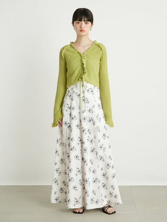 楽天市場】【SALE／30%OFF】ドロストミニフリルカーディガン LILY 