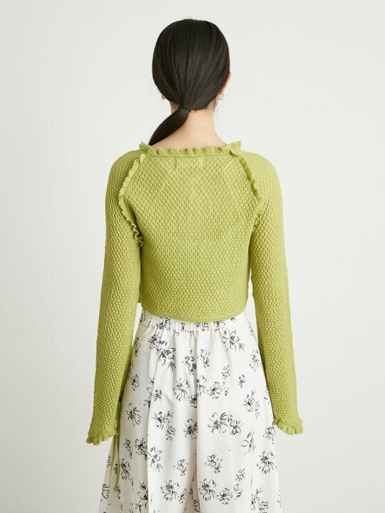 楽天市場】【SALE／30%OFF】ドロストミニフリルカーディガン LILY 