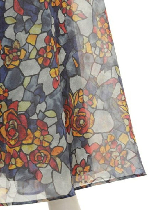 楽天市場】【SALE／40%OFF】ステンドガラス柄ロングスカート LILY  