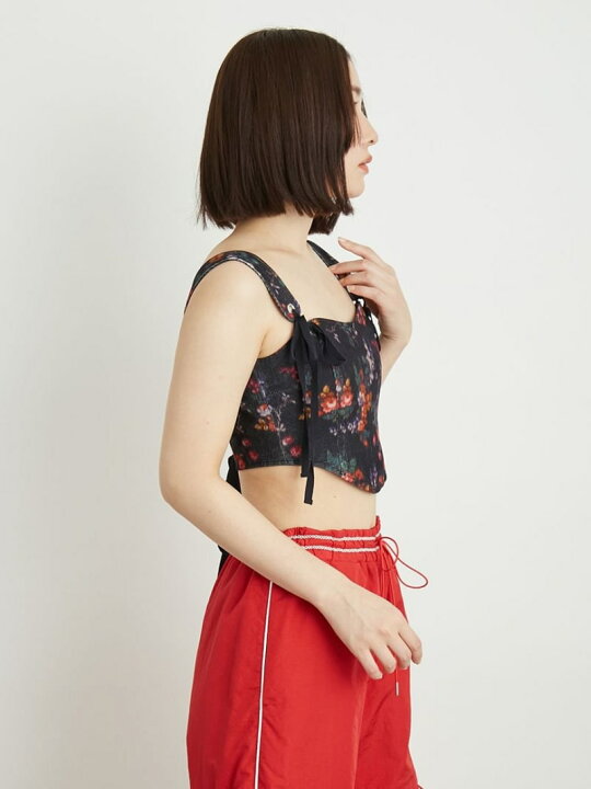 楽天市場】【SALE／50%OFF】ヴィンテージフラワーコルセットビスチェ 