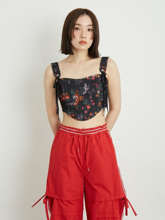 楽天市場】【SALE／50%OFF】ヴィンテージフラワーコルセットビスチェ 