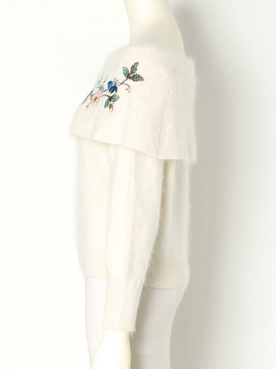 楽天市場】【SALE／40%OFF】刺繍オフショルニット LILY BROWN リリー  