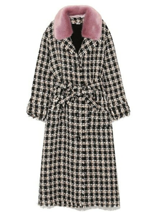 楽天市場】【SALE／45%OFF】ツイードノーカラーロングコート LILY  