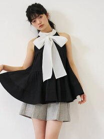 【SALE／40%OFF】アメスリティアード2wayブラウス LILY BROWN リリーブラウン トップス シャツ・ブラウス ブラック グリーン ベージュ ブラウン【RBA_E】【送料無料】[Rakuten Fashion]