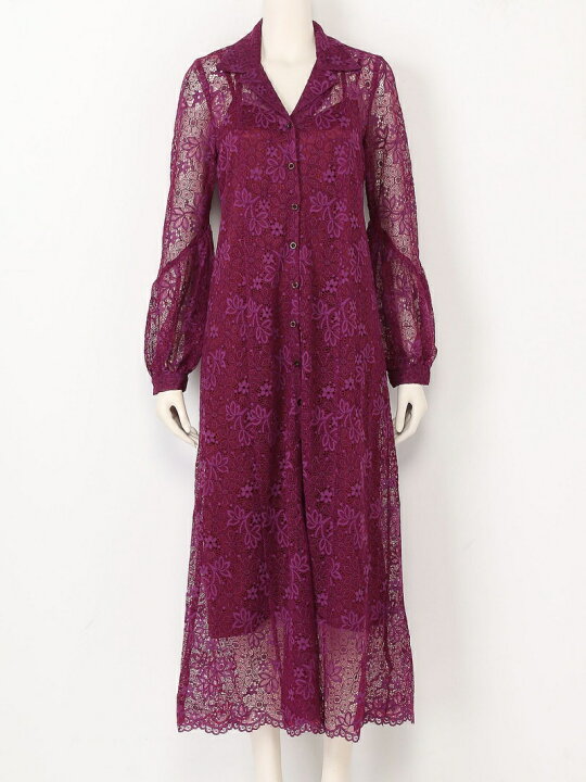 楽天市場】【SALE／40%OFF】レースロングワンピース LILY BROWN リリー  