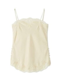 レーストリムサテンキャミソール LILY BROWN リリーブラウン トップス ノースリーブ・タンクトップ ブラウン【送料無料】[Rakuten Fashion]