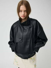 シュリンクレザージャケット LILY BROWN リリーブラウン ジャケット・アウター ブルゾン・ジャンパー ブラック ブラウン【送料無料】[Rakuten Fashion]