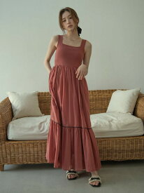 【SALE／50%OFF】【限定カラー】【ウォッシャブル】ニットドッキングワンピース LILY BROWN リリーブラウン ワンピース・ドレス ワンピース ピンク ブラウン ブラック【RBA_E】【送料無料】[Rakuten Fashion]