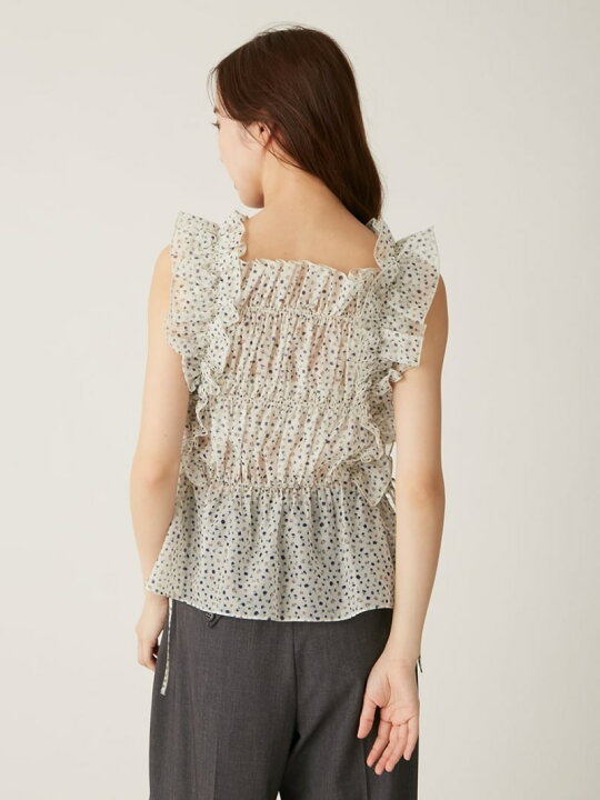 楽天市場】【SALE／40%OFF】フリルシャーリングブラウス LILY BROWN  