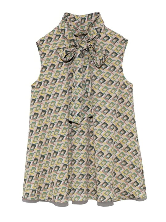 楽天市場】【SALE／60%OFF】レトロ柄ノースリブラウス LILY BROWN 