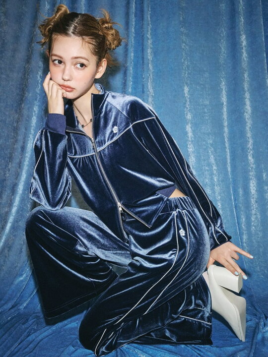 楽天市場】【LILY BROWN*MARY QUANT】ベロアトラックジャケット LILY 