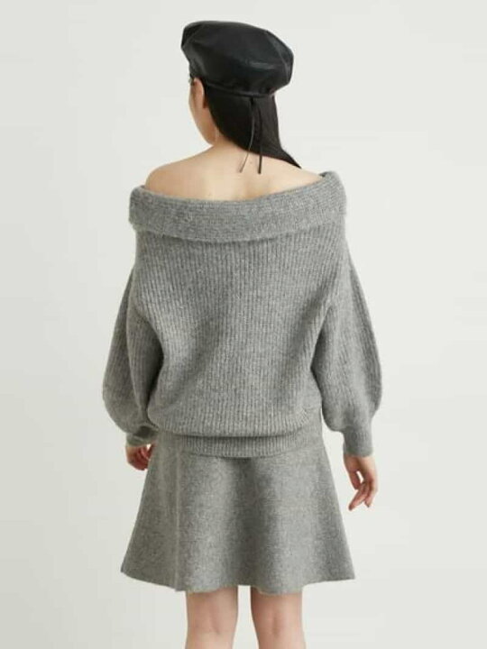 楽天市場】【SALE／50%OFF】オフショルニットスカートセット LILY 
