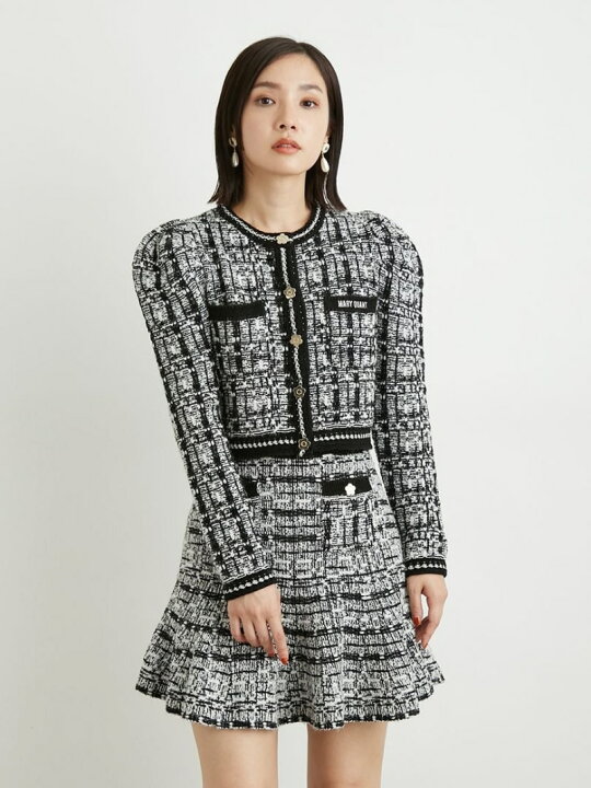 楽天市場】【SALE／50%OFF】【LILY BROWN*MARY QUANT】ツイードニット 