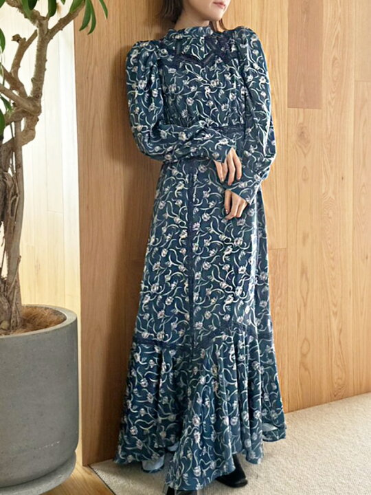 楽天市場】【SALE／50%OFF】花柄ラインワンピース LILY BROWN リリー  