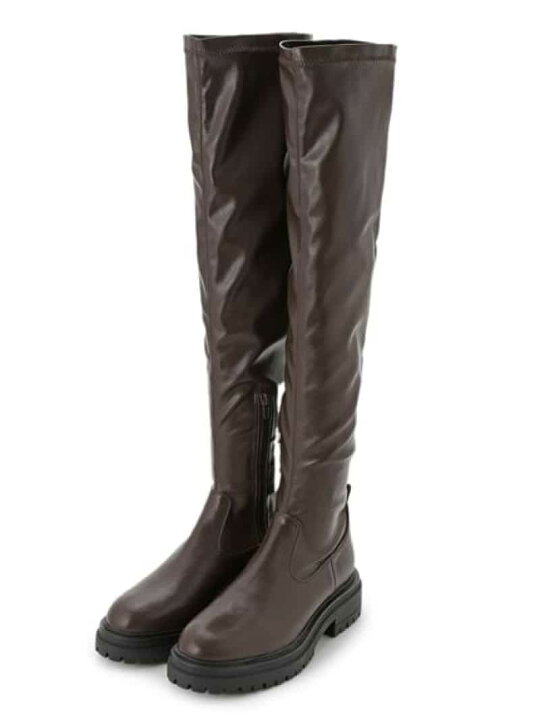 楽天市場】【SALE／50%OFF】ストレッチニーハイブーツ LILY BROWN 