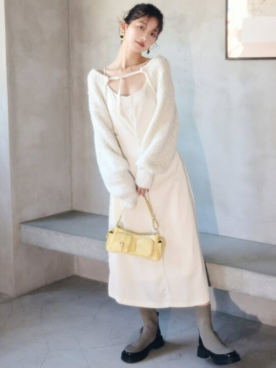 楽天市場】【SALE／50%OFF】ニットカーディガンセットワンピース LILY 