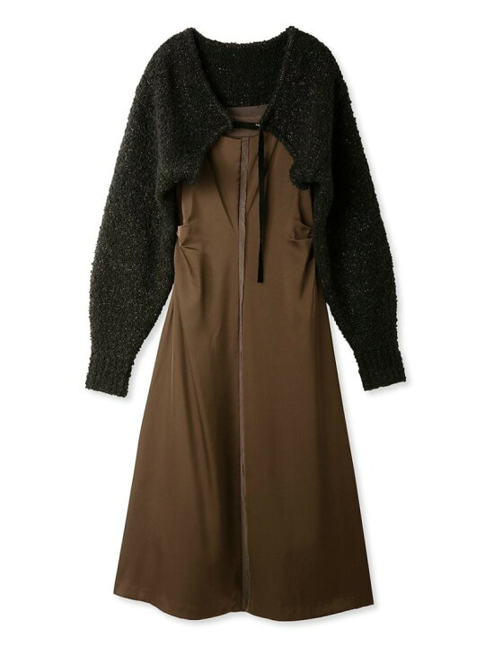 楽天市場】【SALE／50%OFF】ニットカーディガンセットワンピース LILY 