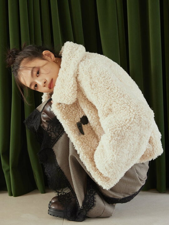 楽天市場】【SALE／30%OFF】トグルボタンバリエファーコート 