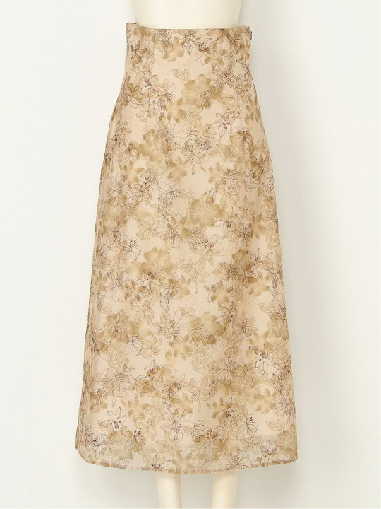 楽天市場】【SALE／45%OFF】ぼかし花柄刺繍スカート LILY BROWN リリー  