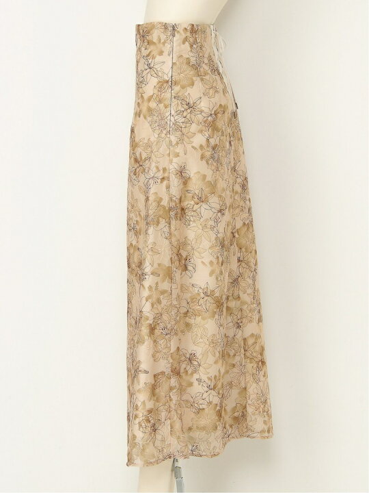 楽天市場】【SALE／45%OFF】ぼかし花柄刺繍スカート LILY BROWN リリー  