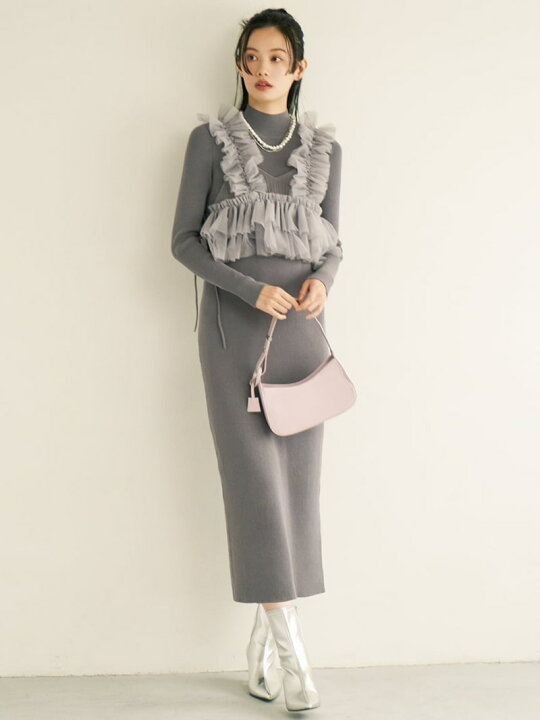 楽天市場】【SALE／50%OFF】【WEB限定カラー】フリルビスチェセット 