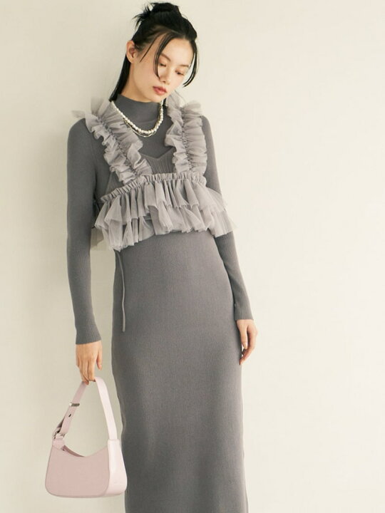 楽天市場】【SALE／50%OFF】【WEB限定カラー】フリルビスチェセット  