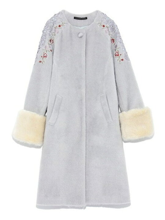 楽天市場】【SALE／40%OFF】レース刺繍ビジューコート LILY BROWN  