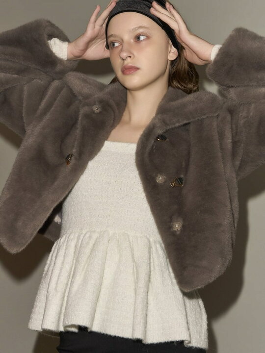 楽天市場】【SALE／30%OFF】バリエファーコート LILY BROWN リリー 