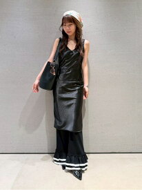 【SALE／50%OFF】サテンタイトワンピース LILY BROWN リリーブラウン ワンピース・ドレス ワンピース ブラウン ピンク ブラック グリーン【RBA_E】【送料無料】[Rakuten Fashion]