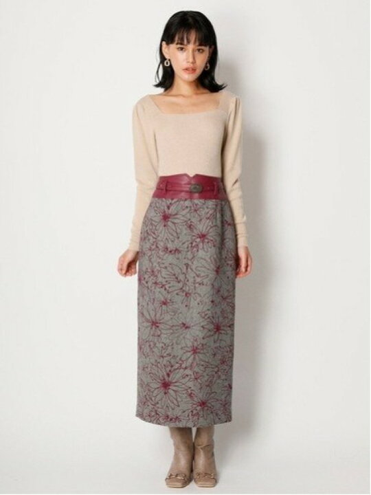 楽天市場】【SALE／60%OFF】合皮切り替えタイトスカート LILY BROWN  