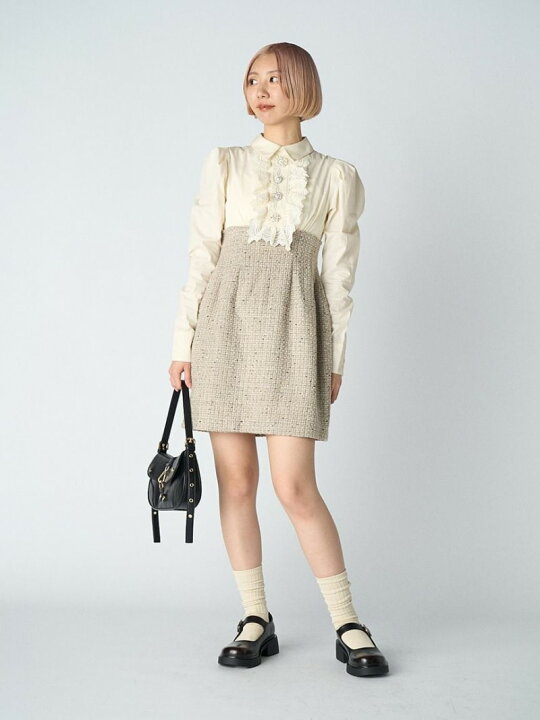 楽天市場】【SALE／40%OFF】[L.B CANDY STOCK]フロントビジューバイ 