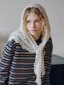 透かし編みマルチストール LILY BROWN リリーブラウン ファッション雑貨 マフラー・ストール・ネックウォーマー ピンク レッド ホワイト【送料無料】[Rakuten Fashion]