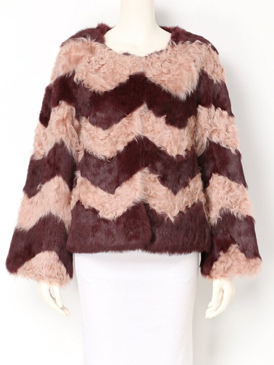 楽天市場】【SALE／50%OFF】トライバルファーコート LILY BROWN リリー 