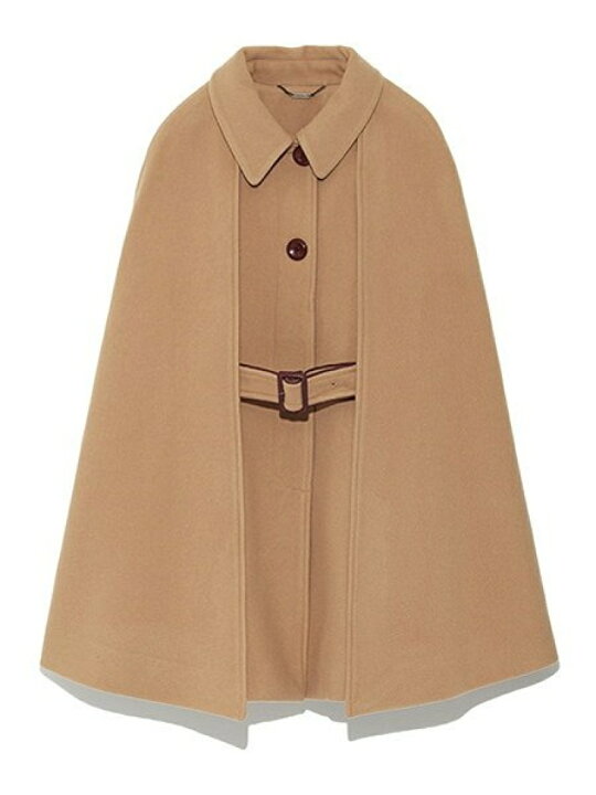 楽天市場】【SALE／35%OFF】レザーパイピングケープコート LILY BROWN 