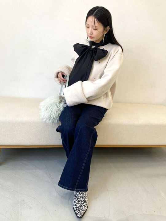 楽天市場】【SALE／50%OFF】2WAYファーショートコート LILY BROWN 