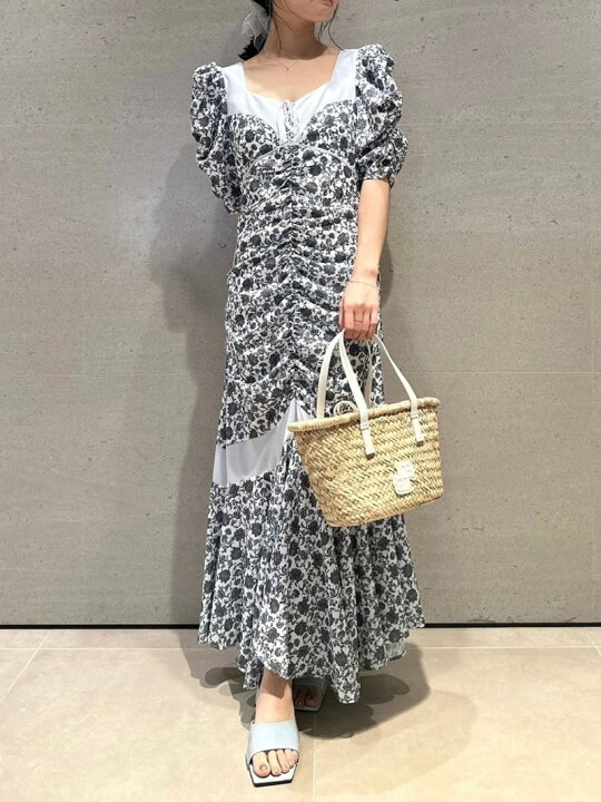 楽天市場】【SALE／40%OFF】シフォンドッキングバリエプリント 