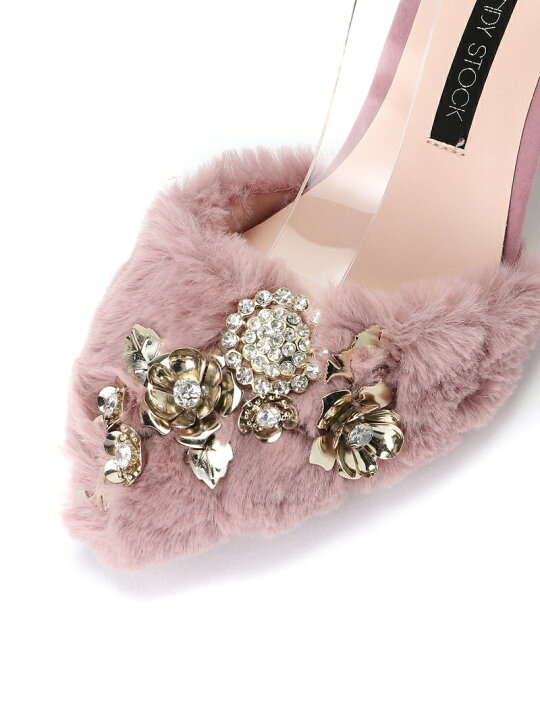 楽天市場】【SALE／45%OFF】エコファービジューパンプス LILY BROWN  