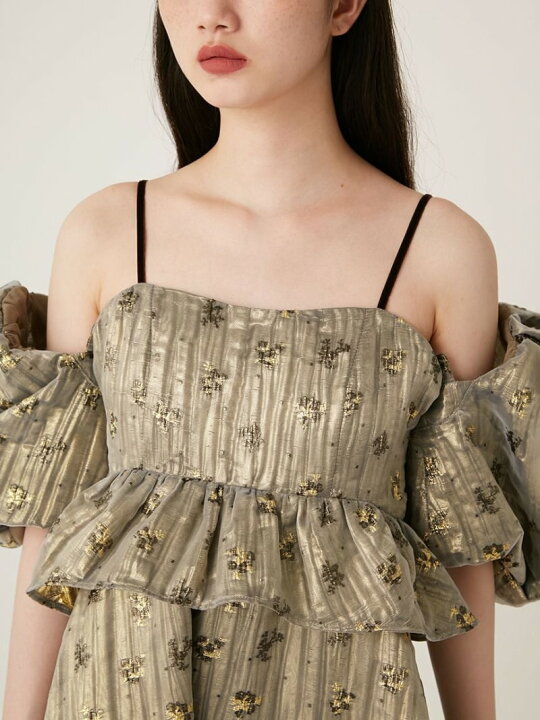 楽天市場】【SALE／50%OFF】2WAYペプラムジャガードワンピース LILY  