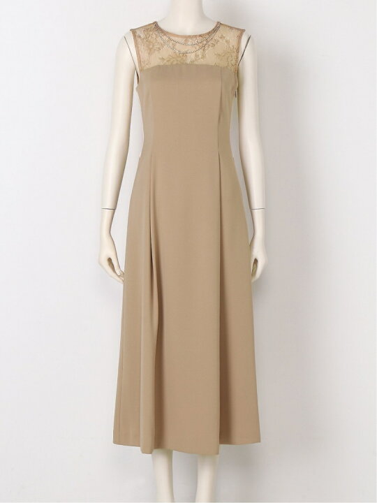 楽天市場】【SALE／70%OFF】レース切替ロングドレス LILY BROWN リリー 